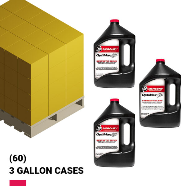 Mercury Optimax 3 Gallon Full Pallet (60 Cases)