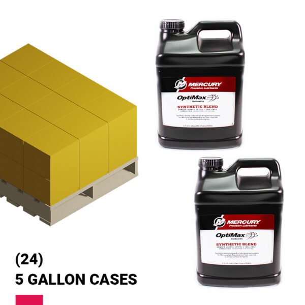 Mercury Optimax 5 Gallon Half Pallet