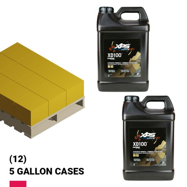 Evinrude XD100 5 Gallon Quarter Pallet